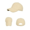 thumbnail image 4 of ZQUUVOU Women's Suede Baseball Cap Thermal Lined Brimmed Beanie Lightweight Winter Hat Fashion Outdoor Casual Beige B, 4 of 4