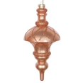 thumbnail image 1 of Vickerman MT198758D 10 Po. Or Rose Pailleté Filet Finial Ornement, 1 of 2