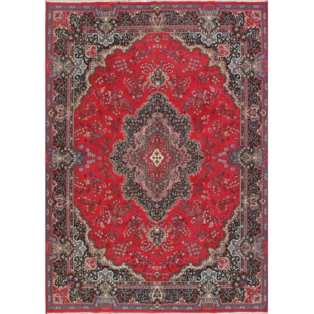 Floral Red Oushak Turkish Oriental 10x13 Acrylic Area Rug