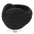 thumbnail image 2 of Calentadores de orejas de punto cálidos, orejeras plegables, orejeras de invierno, Unisex, 2 of 5