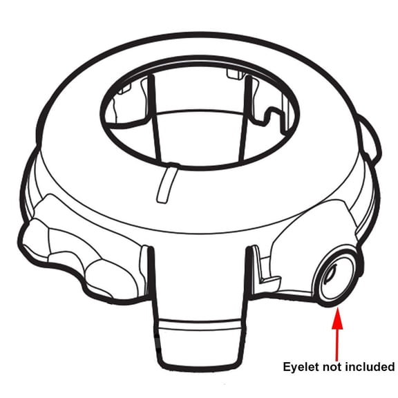 Mtd 697-00701S Line Trimmer Spool Cap Genuine Original Equipment Manufacturer (OEM) Part