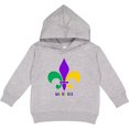 thumbnail image 2 of Inktastic Mardi Gras Fleur De Lis Toddler Hoodie, 2 of 4