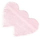 thumbnail image 4 of Cojín de silla de lana de imitación, alfombra para mesa de té, alfombra para cama, tapete doble con forma de corazón, 4 of 6
