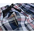 thumbnail image 6 of MoFiz Men's 3-Pack Woven Pajama Shorts 100% Cotton Plaid Sleep Lounge, 6 of 9