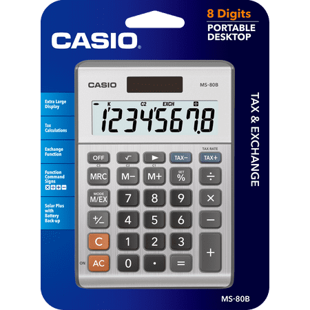 Casio MS-80 8-Digit Desktop Calculator
