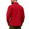 thumbnail image 4 of Yungyresw Casual Cargo Jacket Chest Flap Pockets Workwear Jacket Long Sleeve Slim Fit Shirt Jacket Comfortable for Outdoor Work Fishing, 4 of 9
