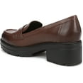 thumbnail image 4 of Naturalizer Women's Lumos Platform Penny Loafer Cappuccino Croco Leather 8.5M, 4 of 6