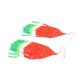 thumbnail image 2 of Watermelon Beaded Tassel Earrings Summer Boho Handmade Long Beaded Tassel Earrings for Women Girls, 2 of 5