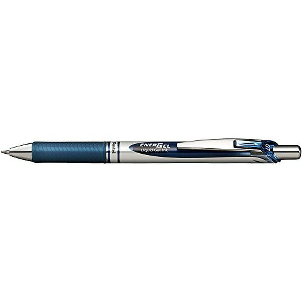 Lift credit Tips Pentel EnerGel RTX Retractable Liquid Gel Pen, (0.7mm) Metal Tip, Medium  Line, Navy Blue Ink, 12 pack (BL77-CA) - Walmart.com