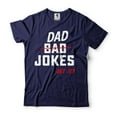 thumbnail image 4 of Men's Dad Jokes Shirt Humorous Dad Shirt Funny Father Birthday Gift Tee Father's Day Funny Shirts (Medium Military Green), 4 of 6