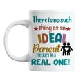 thumbnail image 1 of Be a Real Parent, Parenting Quotes White Ceramic Coffee & Tea Mug (11oz), 1 of 6