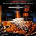 thumbnail image 4 of ThermoPro TempSpike 500FT Truly Wireless Meat Thermometer Bluetooth enabled with LED indicator, 4 of 11