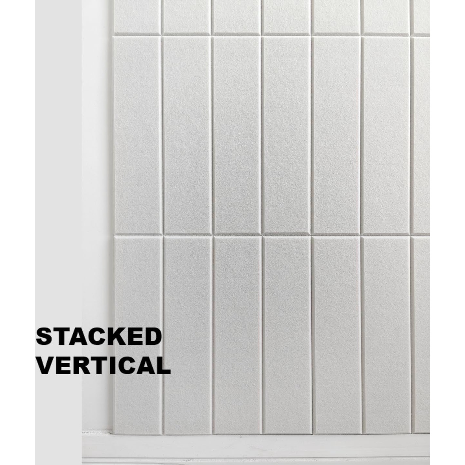Large Cork Board Alternative - 12-Pack Felt Wall Tiles with Safe Removable Adhesive Tabs, Cork Wall Tiles Bulletin Board Home Office Essentials - Warm White