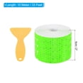 thumbnail image 2 of Uxcell 2 Inch x 33 ft Reflective Tape, 1 Roll Safety Tape with Scraper, Green, 2 of 7