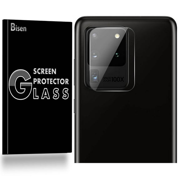 [2-Pack] Fit For Back Camera Lens of Samsung Galaxy S20 [BISEN] Tempered Glass Screen Protector, Anti-Scratch, Anti-Shock, Shatterproof, Bubble Free