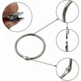 thumbnail image 5 of Curtain Hooks, Strong Tension Clip with Rust Resistant for Decorative Functionality, Enhance Window Curtains in Your Living Space (Silver, Set of 40), 5 of 5