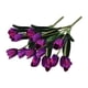 thumbnail image 5 of Ramo de flores artificiales Moyic tulipanes 9 cabezas color Púrpura, 5 of 6