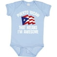 thumbnail image 3 of Inktastic Puerto Rican Awesome Boys or Girls Baby Bodysuit, 3 of 5