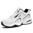 thumbnail image 1 of Stylish Mens Color Block Sneakers - Durable Lace-Up Design with Non-Slip Sole - Comfortable Shock-Absorbing Outdoor Footwear, 1 of 5