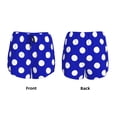 thumbnail image 3 of Salouo Blue And White Polka Dot Print Women's 2 in 1 Running Shorts Double-Layer Shorts Athletic Workout Gym Yoga Shorts Running Shorts for Women-X-Large, 3 of 7