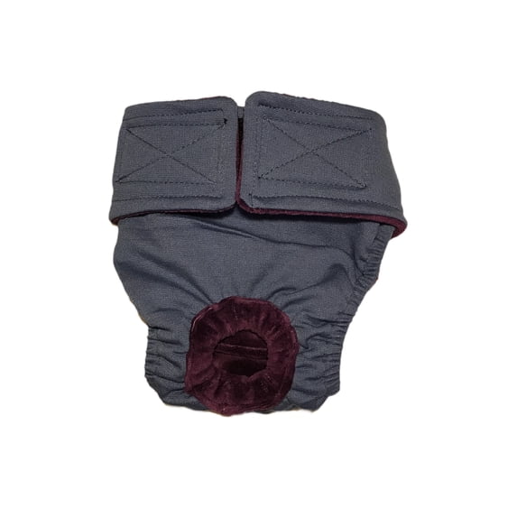 Barkertime Baby Blue Washable Dog Diaper - Made in USA