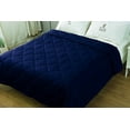 thumbnail image 3 of St. James Home Soft Cover Nano Feather Filled Blanket, Peacoat, King, 3 of 4