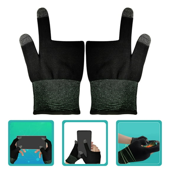 FESTFENDS Gaming Thumb Gloves Touch Finger Gaming Gloves Nylon 1 Pair