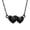 Black, variant on Double Heart Cremation Necklaces Jewelry Hold Two Ashes - Cremation Jewelry Urn Necklace for Ashes Heart Keepsake Pendant Gift for Women Funeral Memorial Urn Gift