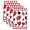 Red, White, Black, variant on Red Ladybugs Kitchen Towels Set of 4, Modern Love Heart Checkered Plaid Absorbent Dish Towels for Kitchen, Microfiber Hand Towel, Quick Drying Tea Towel for Cleaning Decorative Dishcloths