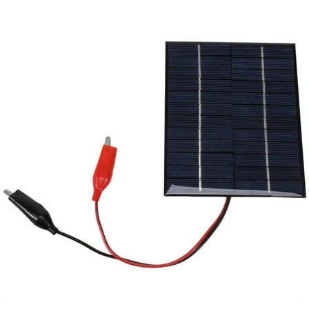 Waterproof Solar Panel 5W 12V Outdoor DIY Cells Charger Polysilicon Epoxy Panels 136X110MM for 9-12V Battery Tool