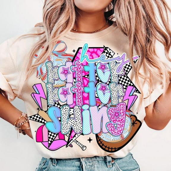 Retro Baseball Batter T-Shirt, Funny Baseball Quote Shirt, Game Day Baseball Shirt, Baseball Coquette Shirt