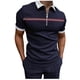 thumbnail image 1 of Gibobby Playera Polo Hombre Polo de piqué de algodón sólido de Manga Corta para Hombre(Marina,CH), 1 of 5