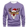 thumbnail image 1 of Sudaderas sin capucha para hombre, estilo casual, con estampado de moda, sudadera de manga larga, blusas de manga larga con cuello redondo, camisas, blusas para hombre, poliéster, 1 of 3