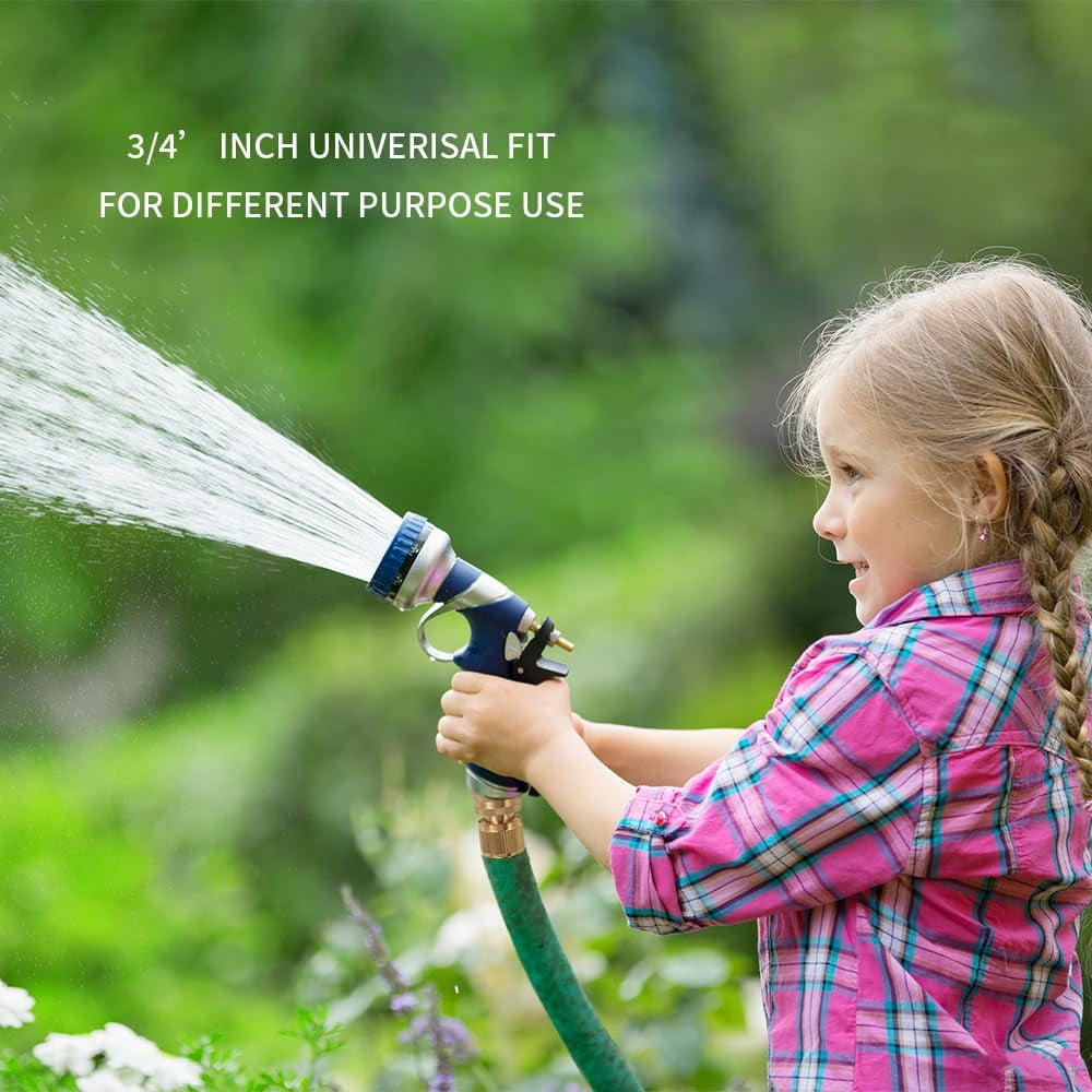 Quick Connect, Solid Brass 3/4 Inch Thread Fitting, No-Leak Water Female Hose and Male Hose (6 Set)