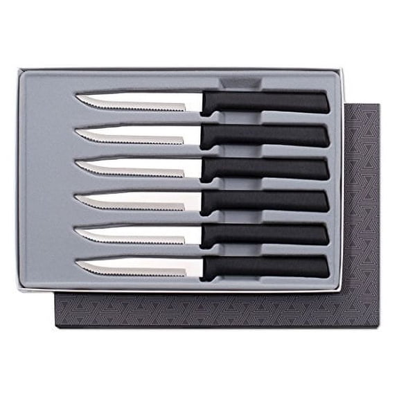 Rada Cutlery Serrated Steak Knife Set  Stainless Steel Knives Set of 6