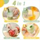 thumbnail image 3 of Juego de cortador de verduras eléctrico 4 en 1, picadora de eléctrica inalámbrica de mano, machacador de alimentos, pelador y rebanador de alimentos., 3 of 5