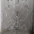 thumbnail image 3 of GOOHOCHY Estuche transparente vintage para cosméticos, dispensador de hisopos, contenedor redondo de acrílico, soporte para lápiz de cejas, tijeras, peines, tarro organizador de maquillaje con 2, 3 of 8