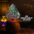 thumbnail image 2 of LINLIN 3D Firework Bulb Starry Light Bulb E27 AC 85-220V 4W Retro Edison Bulb Warm White Light for Holiday Christmas Decoration Bar Glass LED Lamp, 2 of 6