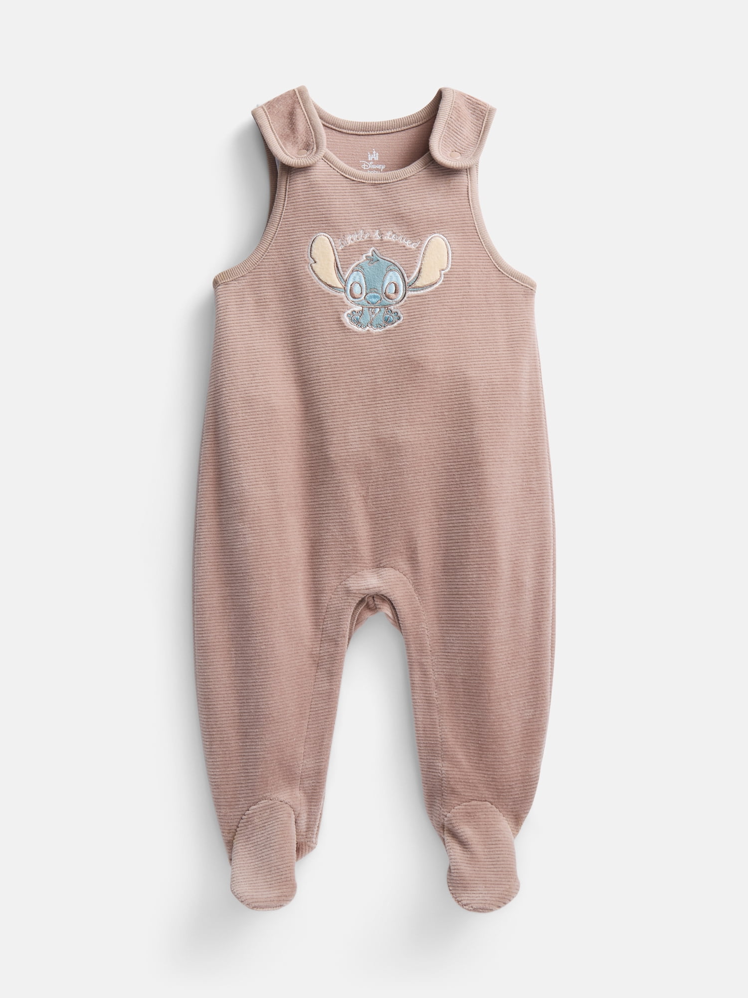Disney Baby Wishes + Dreams Stitch Footed Overall Set, 2-Piece, Sizes Newborn-6/9M
