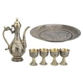 thumbnail image 4 of Juego De Té Vintage, Diseño De Tetera De Té Turco Exquisito Con 4 Tazas, Tetera Y Bandeja Para La Decoración Del Hogar, 4 of 7