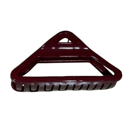 

New Triangle Simple Bright Face Grips Everyday Home Commute Fashionable Back Hair Clip