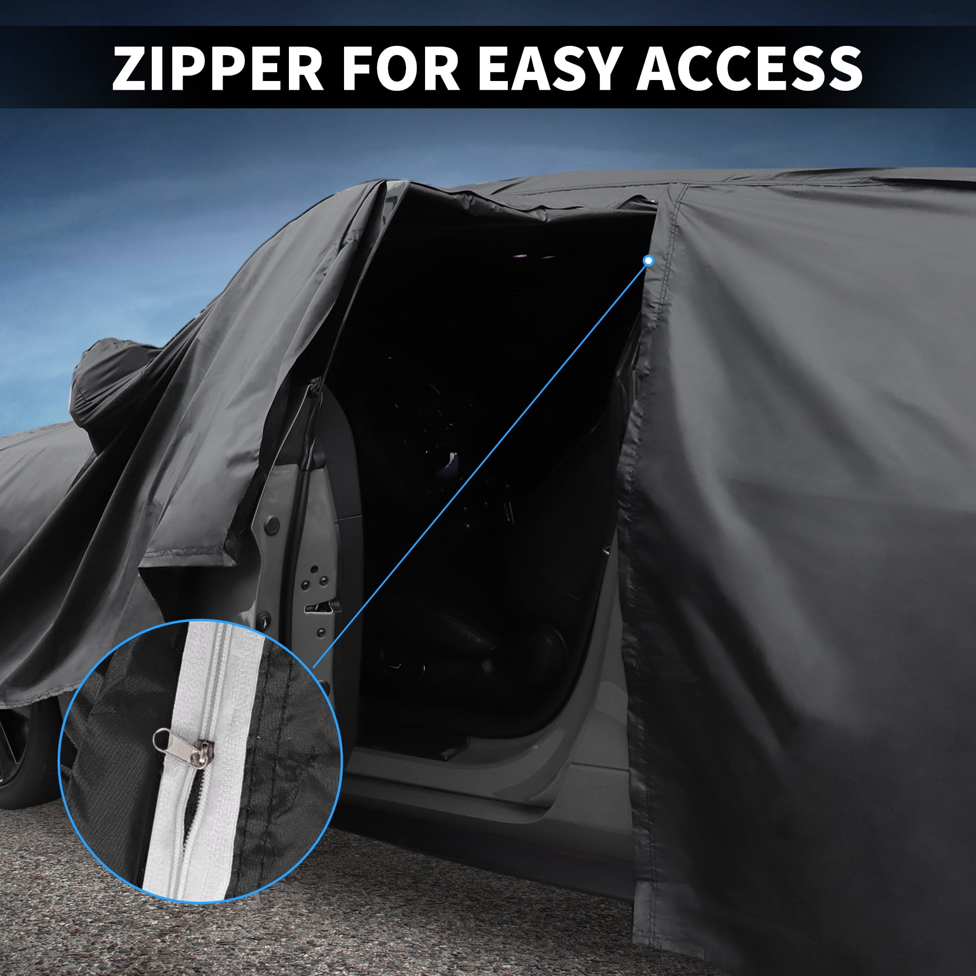 Unique Bargains Car Cover for BMW 1 Series E87/E81/F20/F40 2004-2024 210D-PU