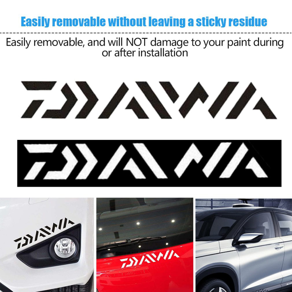 Details about   Daiwa Vector Logo Boat Sticker Decal Black and White Bumper Sticker 