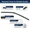 thumbnail image 4 of Unique Bargains 1 Set Black Vehicle Front Windshield Wiper Blades 26"+14" for Buick Encore 2013-2020, 4 of 7