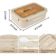 thumbnail image 4 of Boîtes à Bento Boîtes à Lunch Étanches Enfants Adultes Bento Déjeuner, 4 of 4