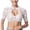 04_White, variant on GPOECD Plus Size Half Sleeve Solid Elegant Lace Patchwork Dirndl Blouse with Underwire Black Regular Fit Top Bustier for Oktoberfest Bandeau Top,02_White,XL