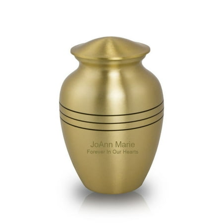 Jade Bronze Urn - Bronze Cremation Urn - Medium 85 Pounds - Bronze Classic