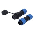thumbnail image 1 of Conector de cable de aviación Enchufe de 1 a 7 pines Conexión fuerte Buena resistencia a la corrosión Conector de cable Enchufe de aviación 3 pines(250V 5A), 1 of 5