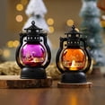 thumbnail image 4 of Aoznliie LED Lantern, Halloween Lighted Lanterns with Flickering Flame,Tea lamps for Halloween Party Decor Home Table,7x4x4 in, 4 of 6