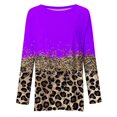 thumbnail image 2 of XZNGL Hauts à Manches Longues pour Femmes Mode pour Femmes T-Shirt Ample à Manches Longues à Col Rond Imprimé Hauts T-Shirt à Manches Longues pour Femmes T-Shirts à Manches Longues pour Femmes T-Shirts Longs pour Femmes, 2 of 5